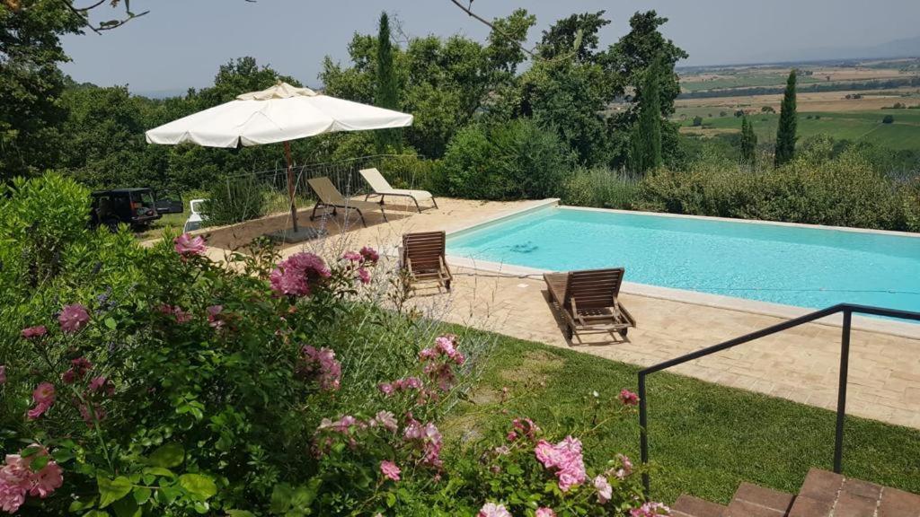 Fonte Pace Luxury Villa - A Fontanaro Property Paciano Eksteriør billede