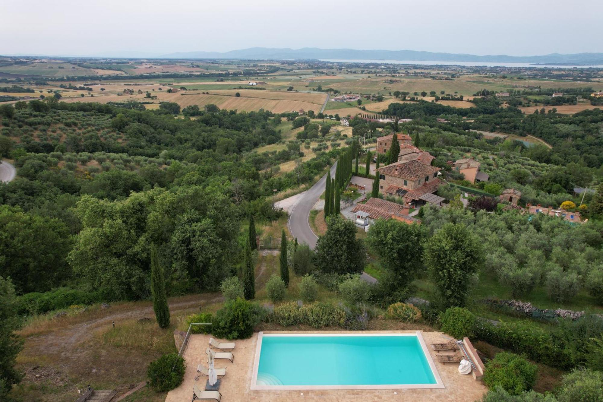 Fonte Pace Luxury Villa - A Fontanaro Property Paciano Eksteriør billede