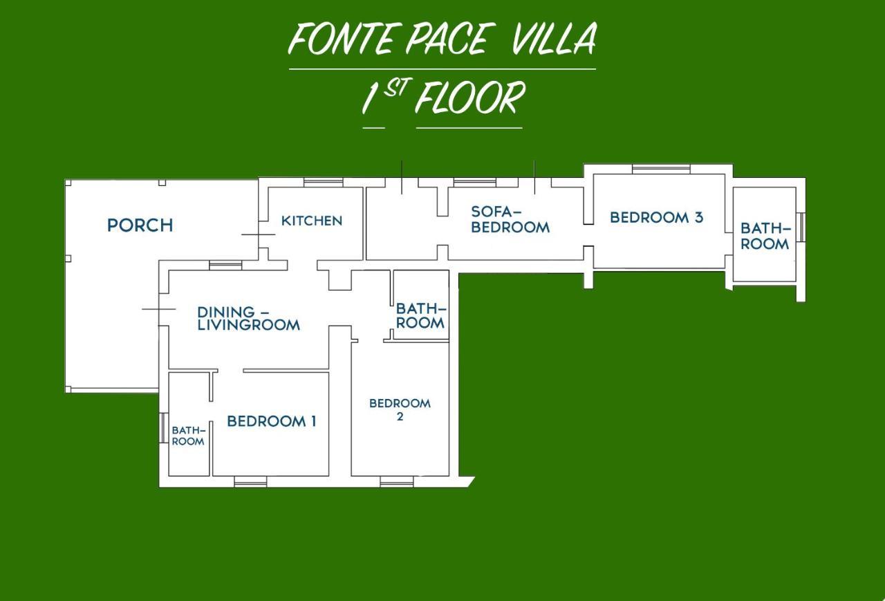 Fonte Pace Luxury Villa - A Fontanaro Property Paciano Eksteriør billede
